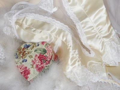 絲綢和蕾絲內衣